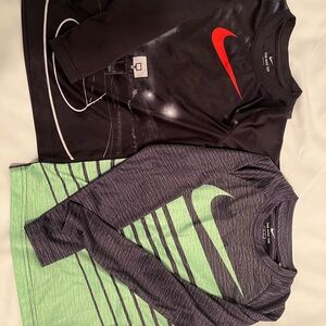Boys Size 6 Nike Dri Fit Long Sleeve Shirts